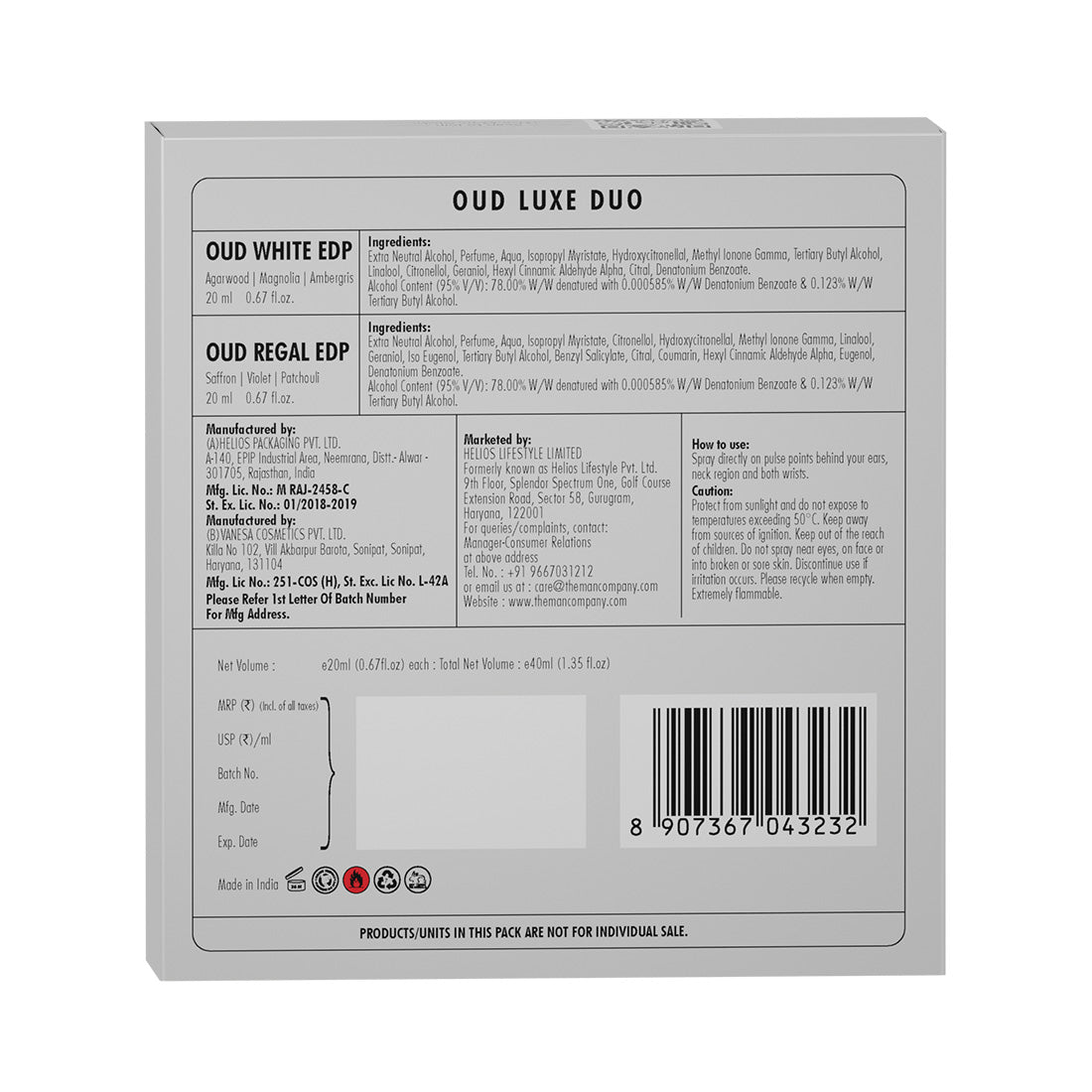 Oud Luxe Duo