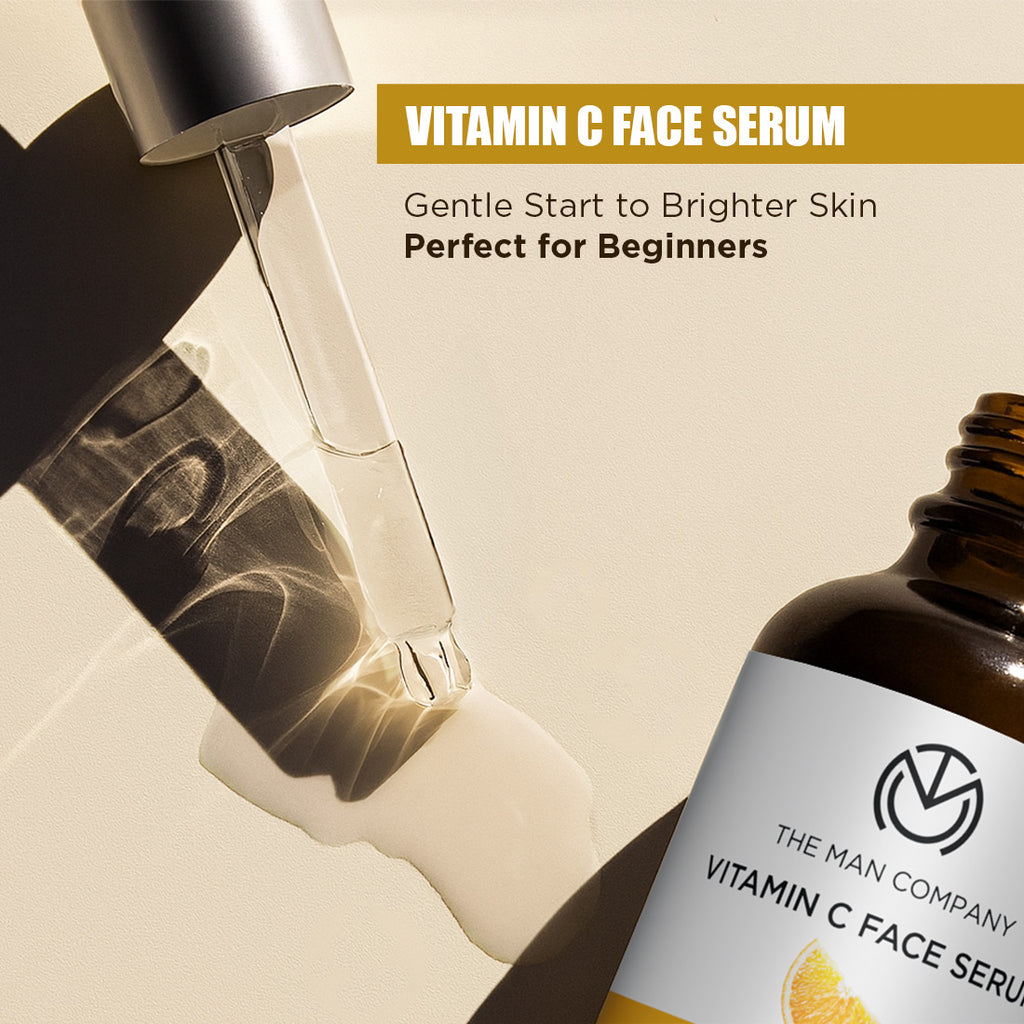 Face Serum with 40% Vitamin C and Hyaluronic Acid for Men