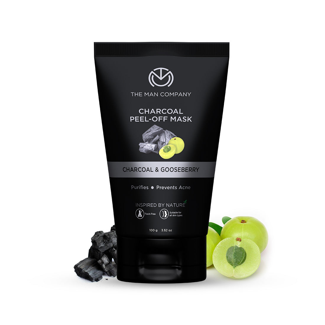Charcoal Peel Off Mask | Charcoal & Gooseberry 
Charcoal Peel Off Mask | Charcoal & Gooseberry