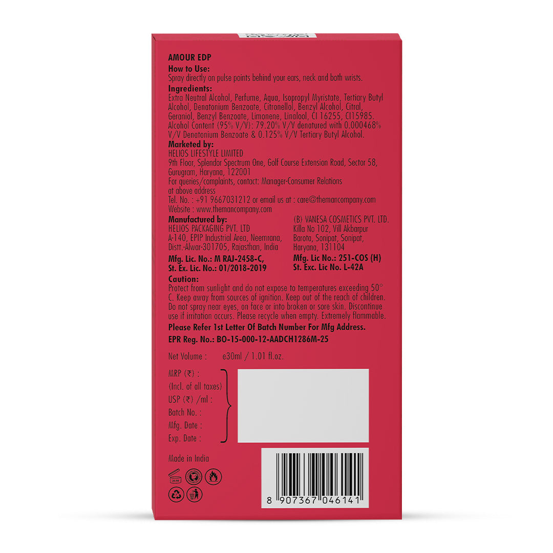 Eau De Parfum | Amour (30ml)