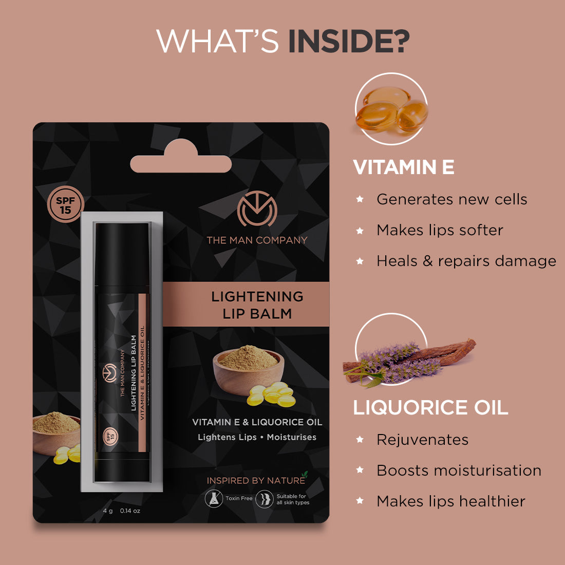 Lightening Lip Balm with SPF15
Lightening Lip Balm with SPF15