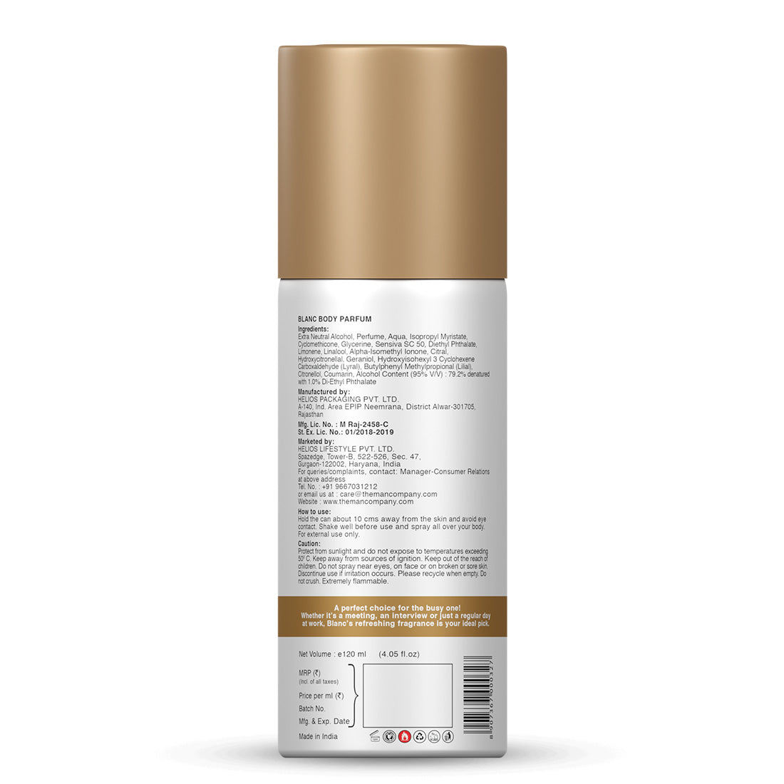 Body Perfume | Blanc (120ml)
