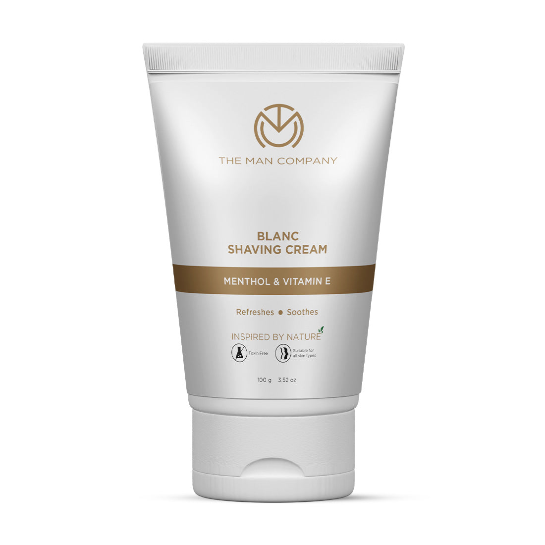 Blanc Shaving Cream | Menthol & Vitamin E (100g) 
Blanc Shaving Cream | Menthol & Vitamin E (100g)