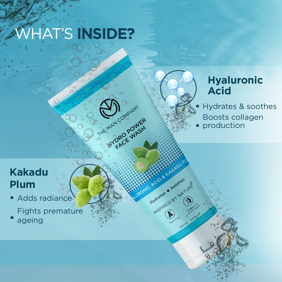 Hydro Power Face Wash
Hydro Power Face Wash