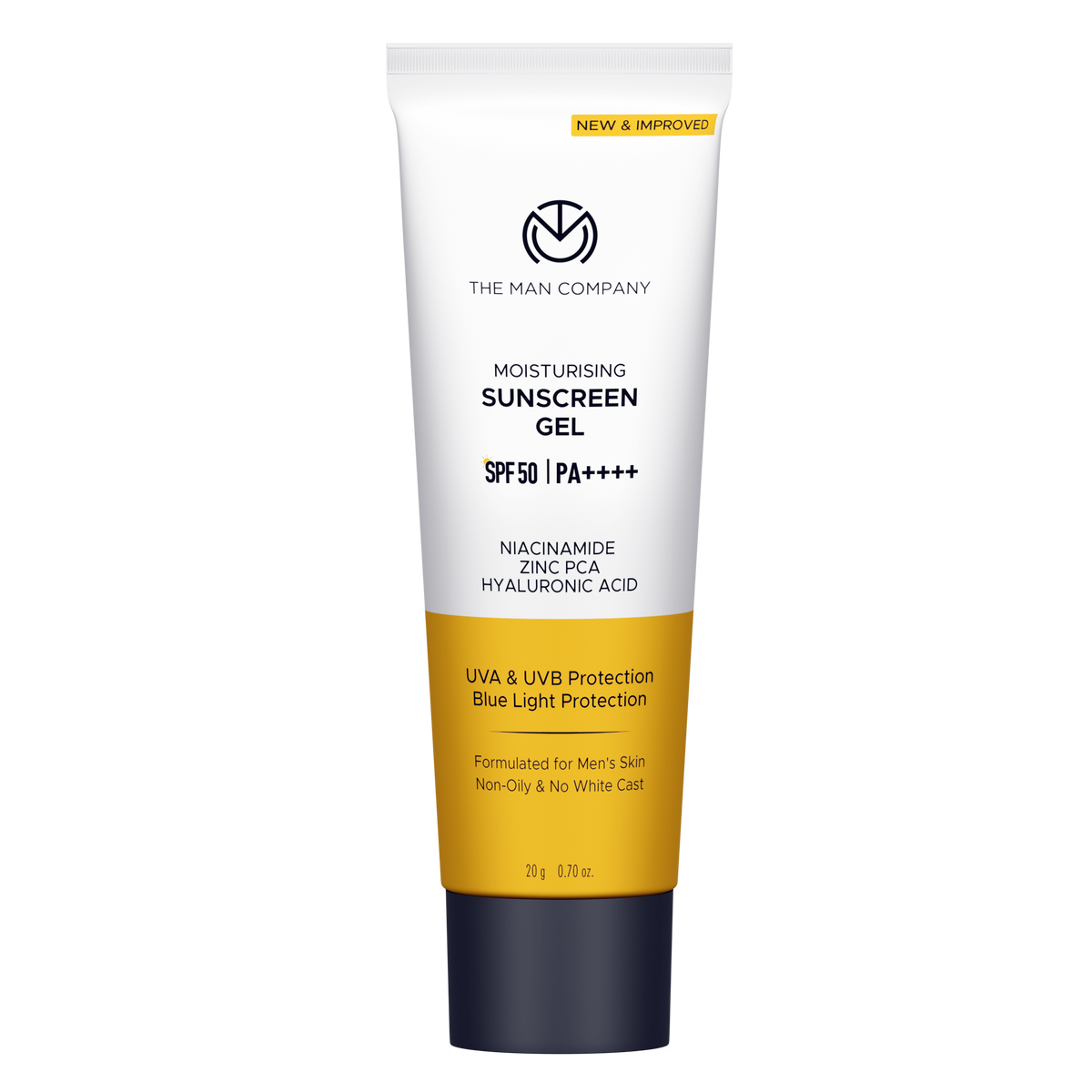 Moisturising Sunscreen Gel for Men | SPF50 PA++++ (20ml)