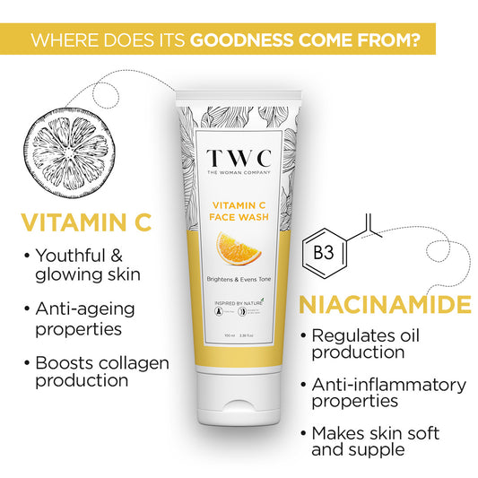 The Woman Company | Vitamin C Face Wash (100ml)