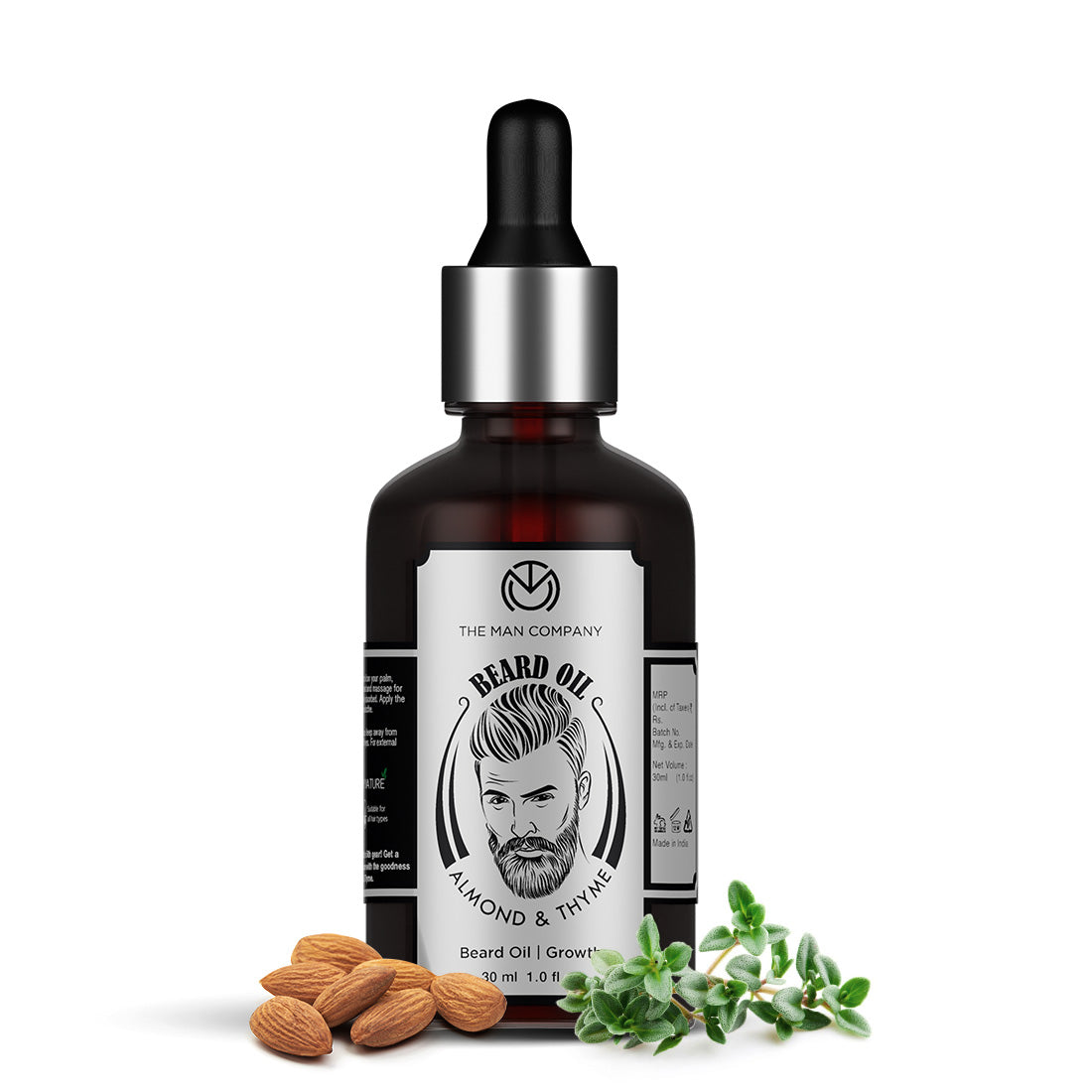 Beard Oil | Almond & Thyme (30ml)
Beard Oil | Almond & Thyme (30ml)
