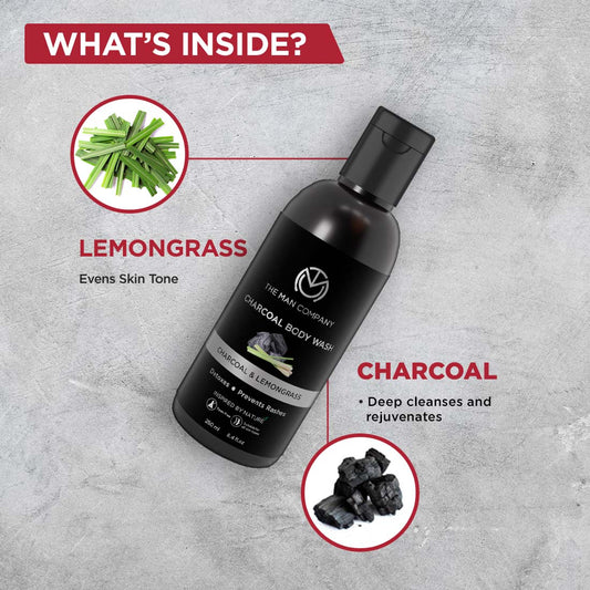 Charcoal Body Wash | Charcoal & Lemongrass