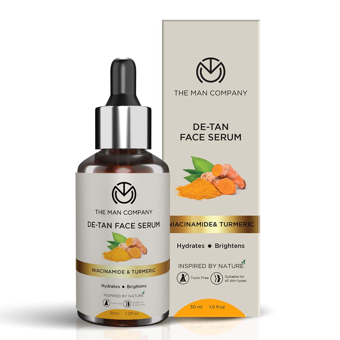 De-Tan Face Serum I Niacinamide & Turmeric
De-Tan Face Serum I Niacinamide & Turmeric