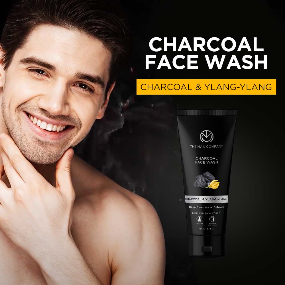 Charcoal Face Wash | Charcoal & Ylang Ylang (100ml)