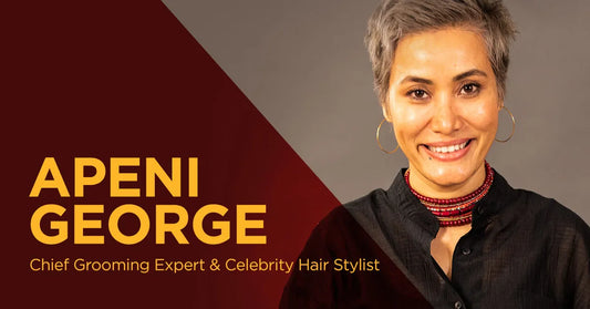 Apeni George- Celebrity Hair Stylist & Our Chief Grooming Expert.