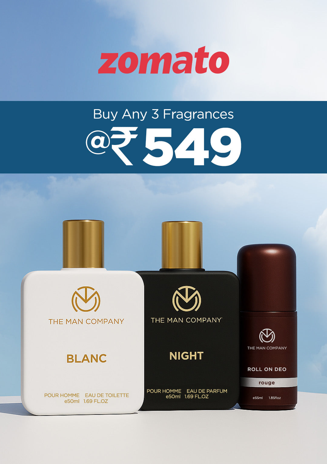 Zomato Buy 3 Perfumes At 549
