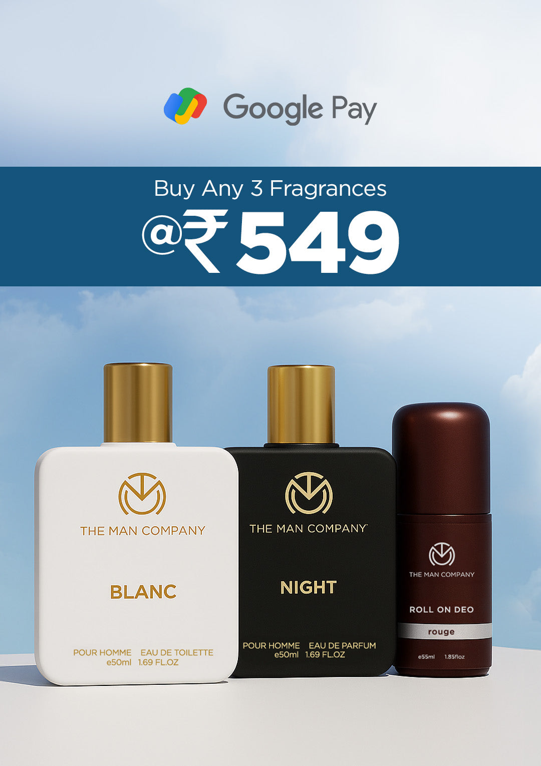 Google Pay Buy 3 Perfumes At 549