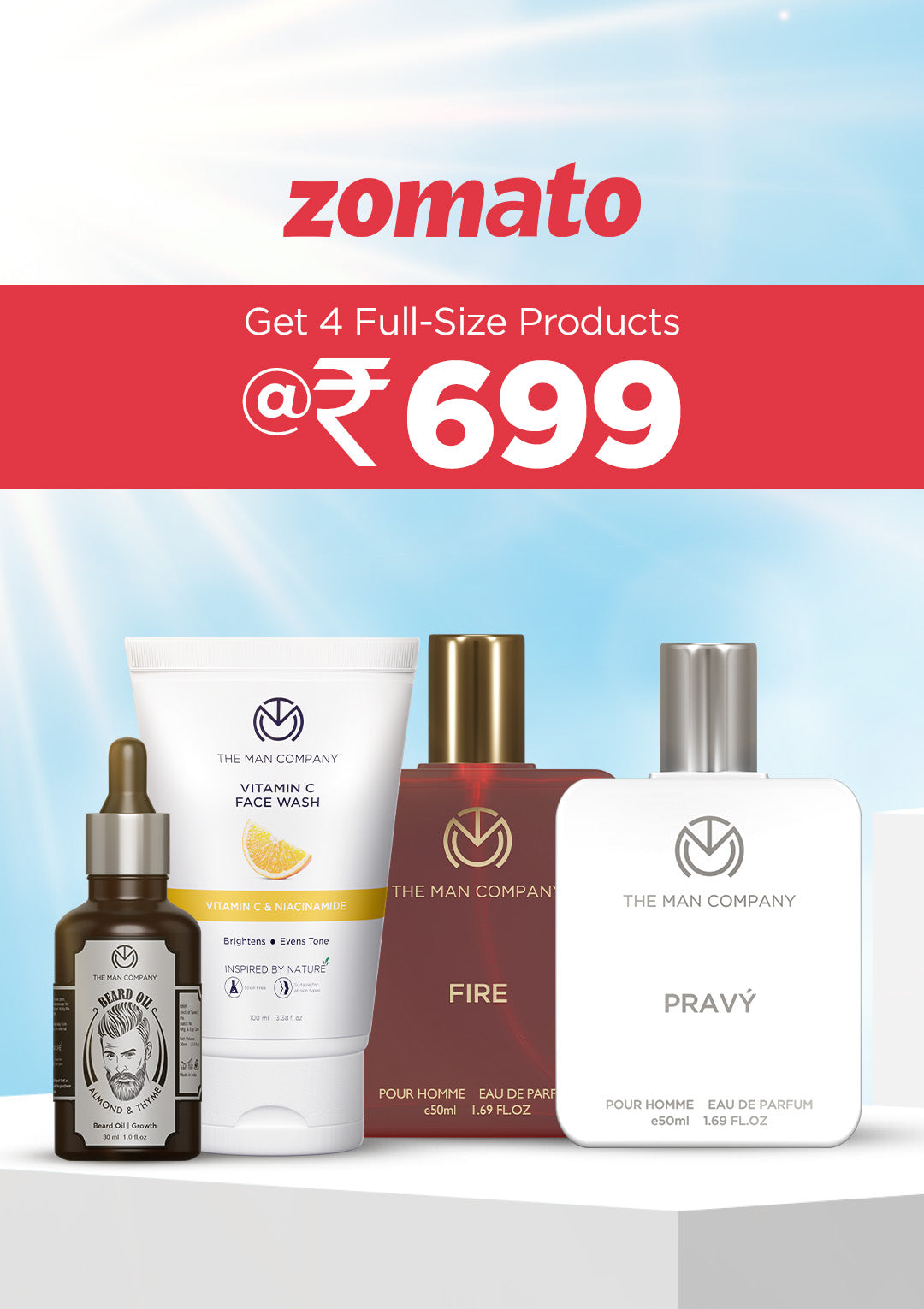 Zomato Buy Any 4 Products at 699