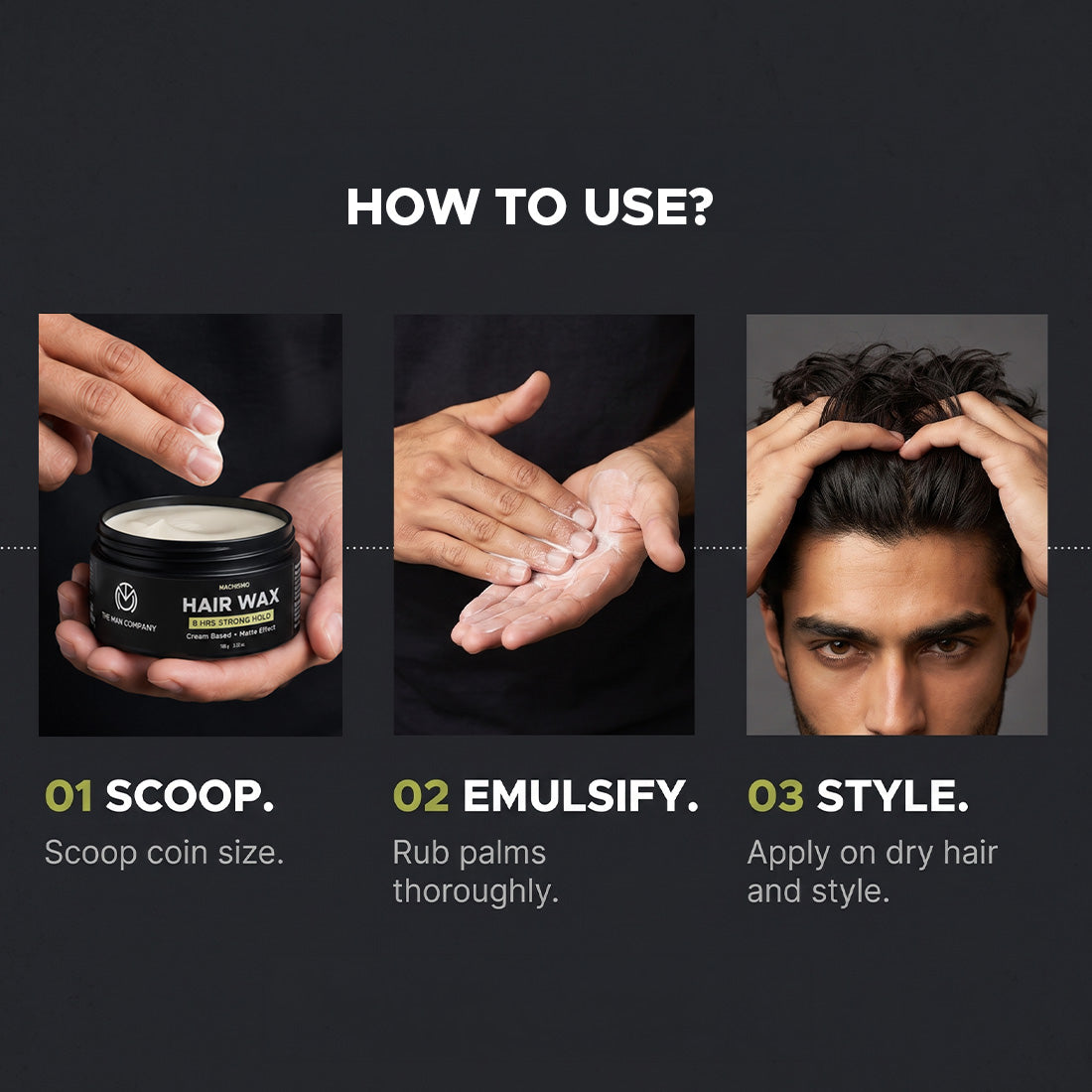 Hair Wax Machismo for Men | Strong Hold Hair Wax