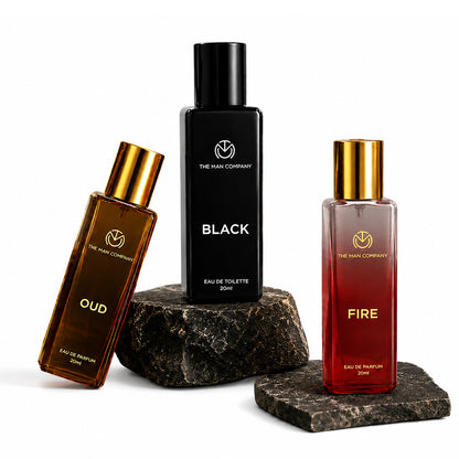 Fire, Black and Oud 20ml Trio
