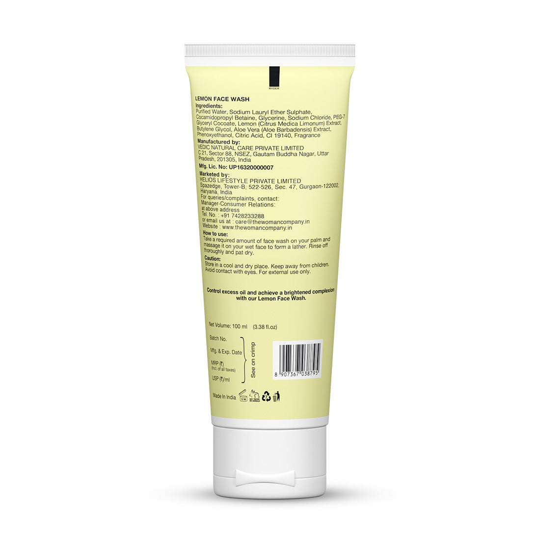 The Woman Company | Lemon Face Wash (100ml)