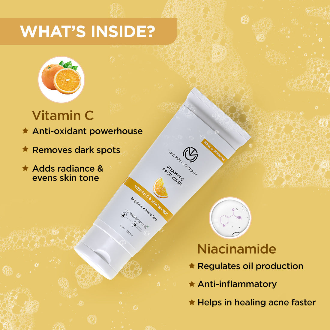 Vitamin C Face Wash (50ml)