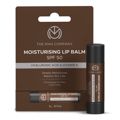Moisturising Lip Balm for Men SPF 50 | For Dry and Chapped Lips