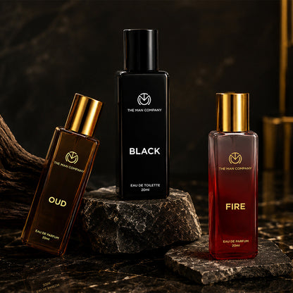 Fire, Black and Oud 20ml Trio