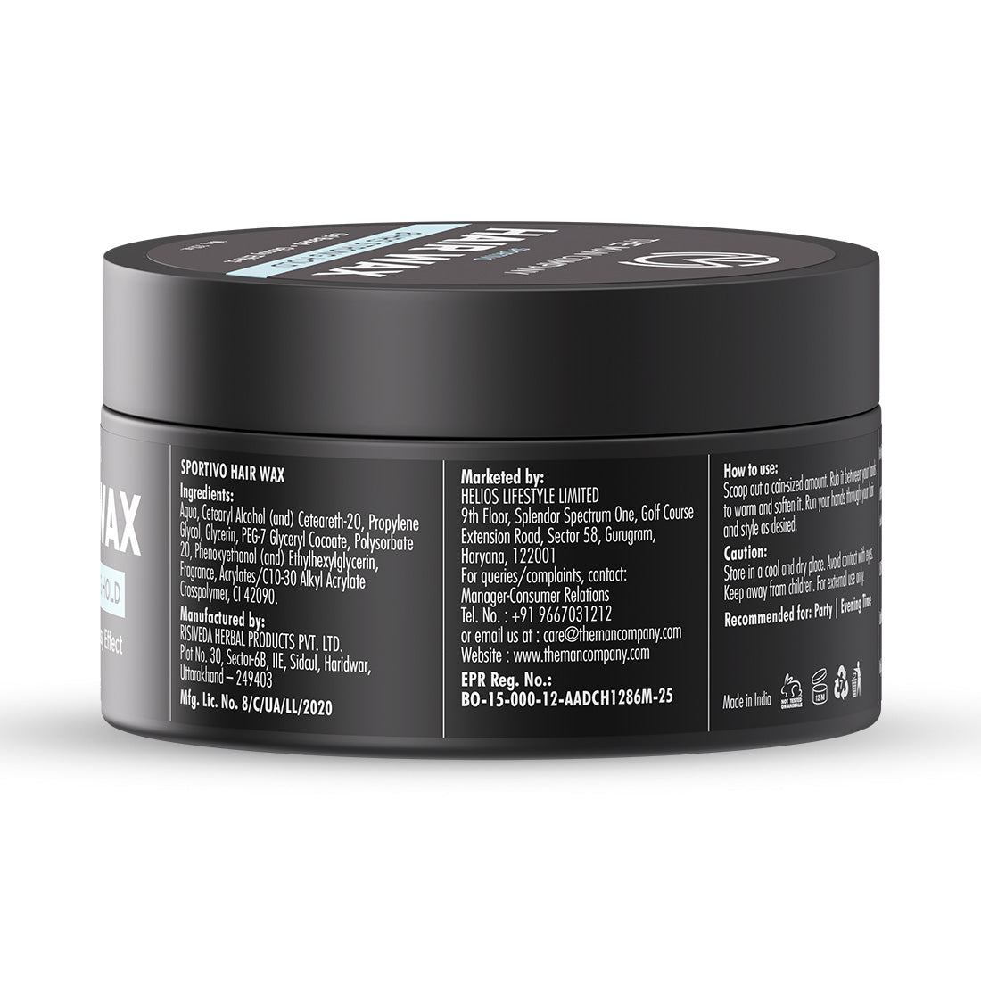 Sportivo Hair Wax | Strong Hold | Ultra Shine