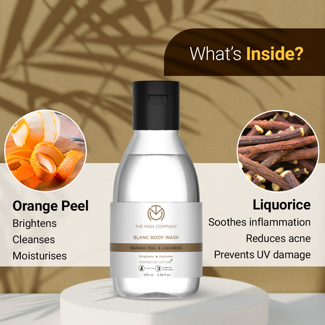 Blanc Body Wash | Orange Peel & Liquorice (100ml)