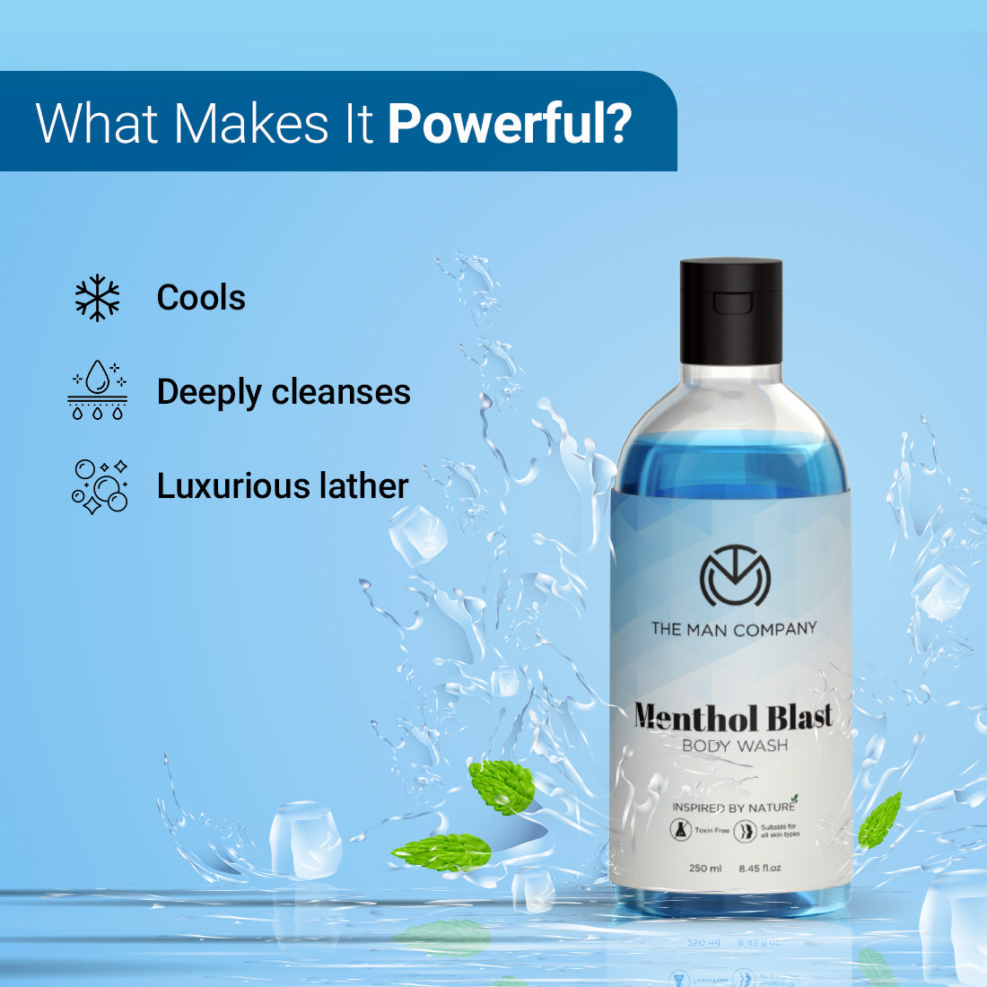 Menthol Blast Body Wash (200ml)