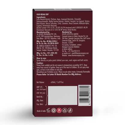 Eau De Parfum | Oud Regal (50ml)