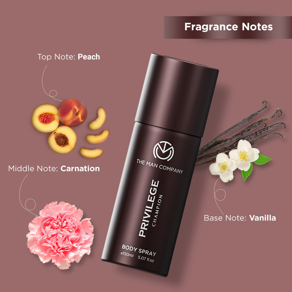 Body Spray | Privilege Body Spray | The Man Company