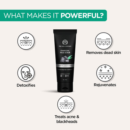 Charcoal Face Scrub (50ml)