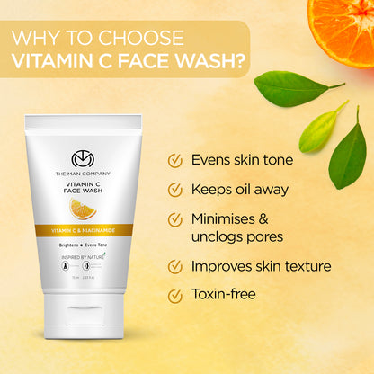Vitamin C Face Wash | Vitamin C & Niacinamide (75ml) - Bulk Buy
