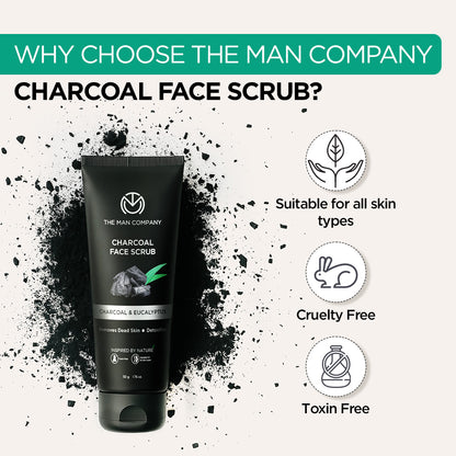 Charcoal Face Scrub (50ml)