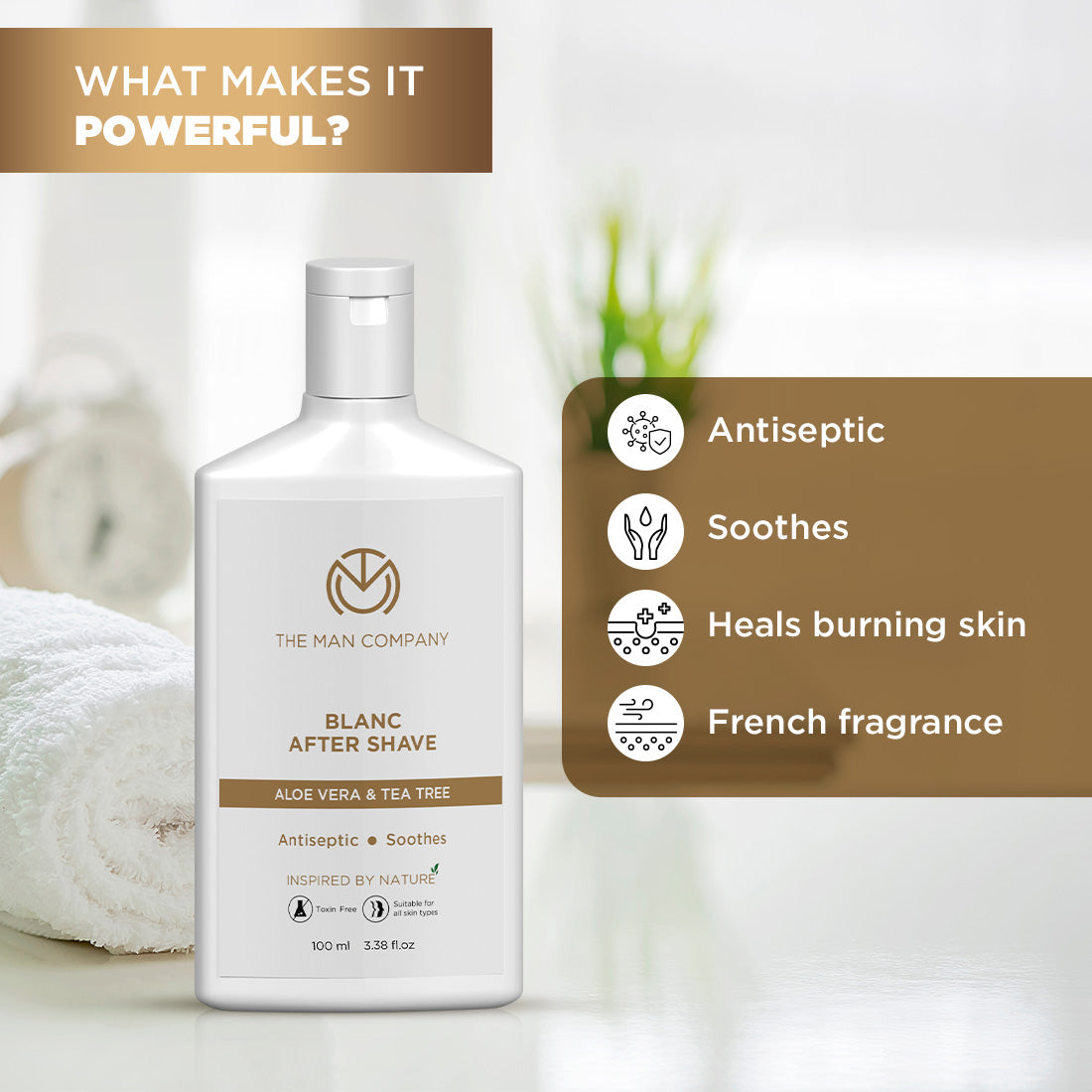 Blanc After Shave | Aloe Vera & Tea Tree (100ml)