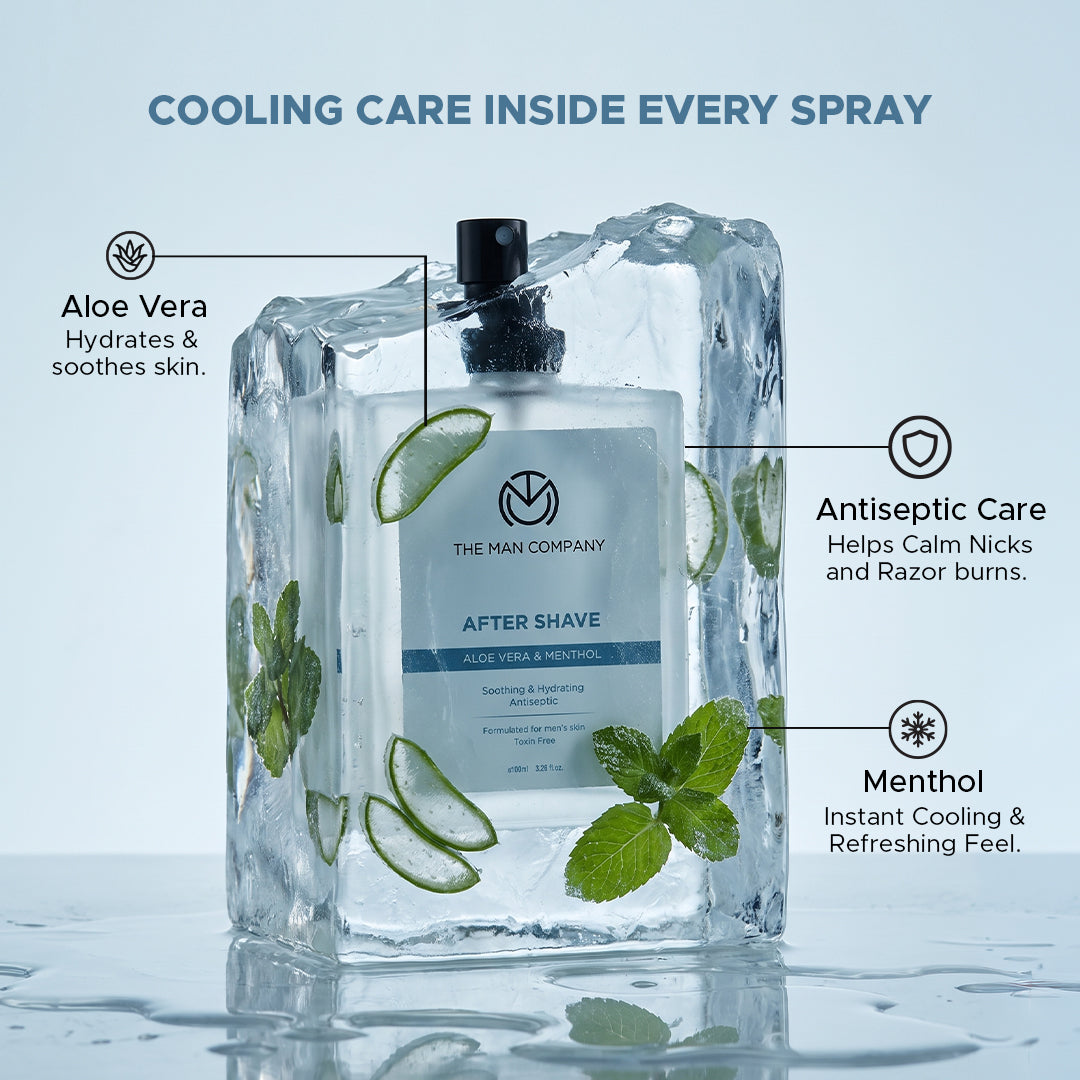 After Shave Spray | Menthol & Aloe Vera