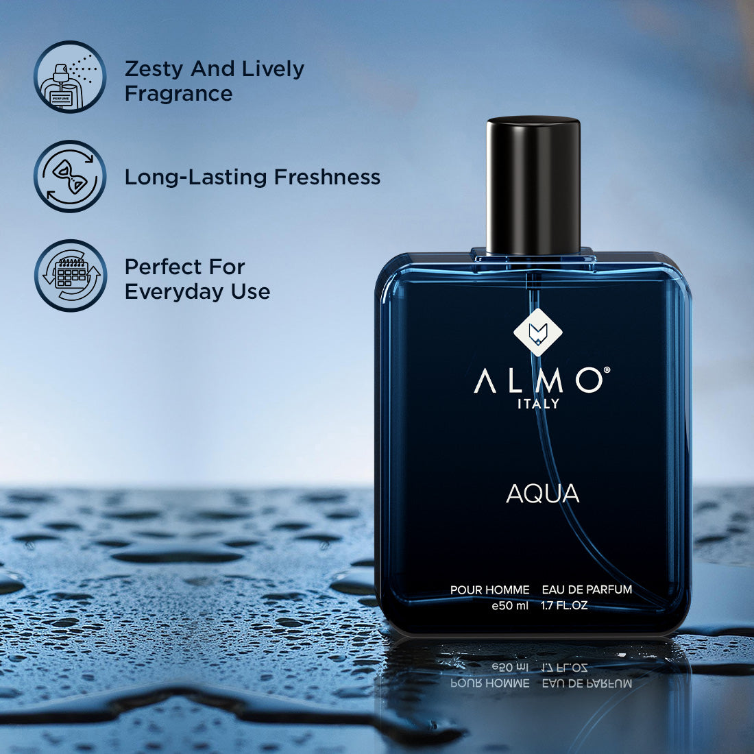 Eau De Parfum | Almo Italy Aqua (50ml)