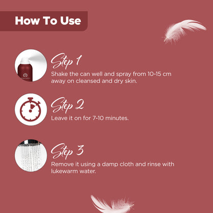 Hair Removal Spray | Aloe Vera & Glycerin