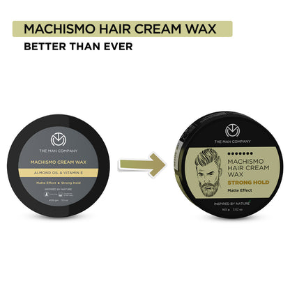 Machismo Cream Wax | Almond Oil & Vitamin E