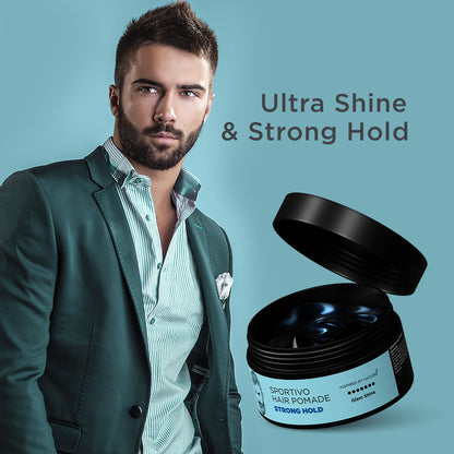 Sportivo Hair Pomade | Strong Hold | Ultra Shine