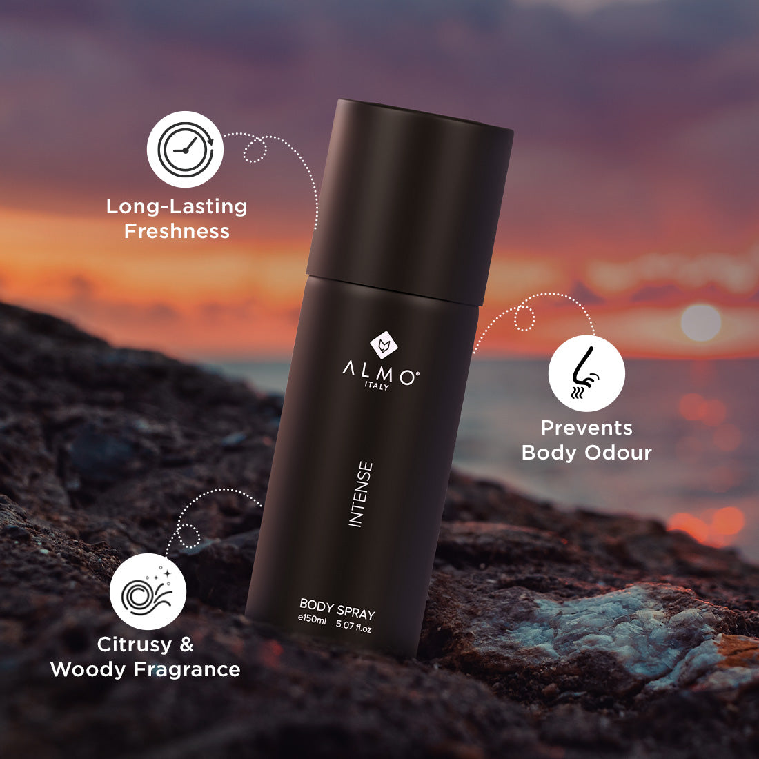 Almo Italy | Intense Body Spray (150ml)