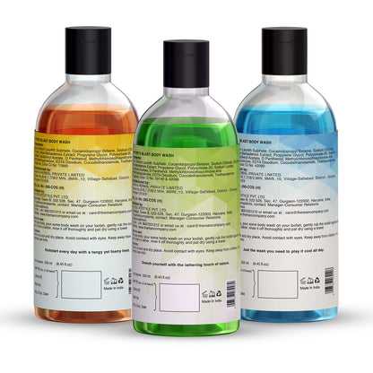 Pure Showering Blasts - Pack Of 3 Body Washes