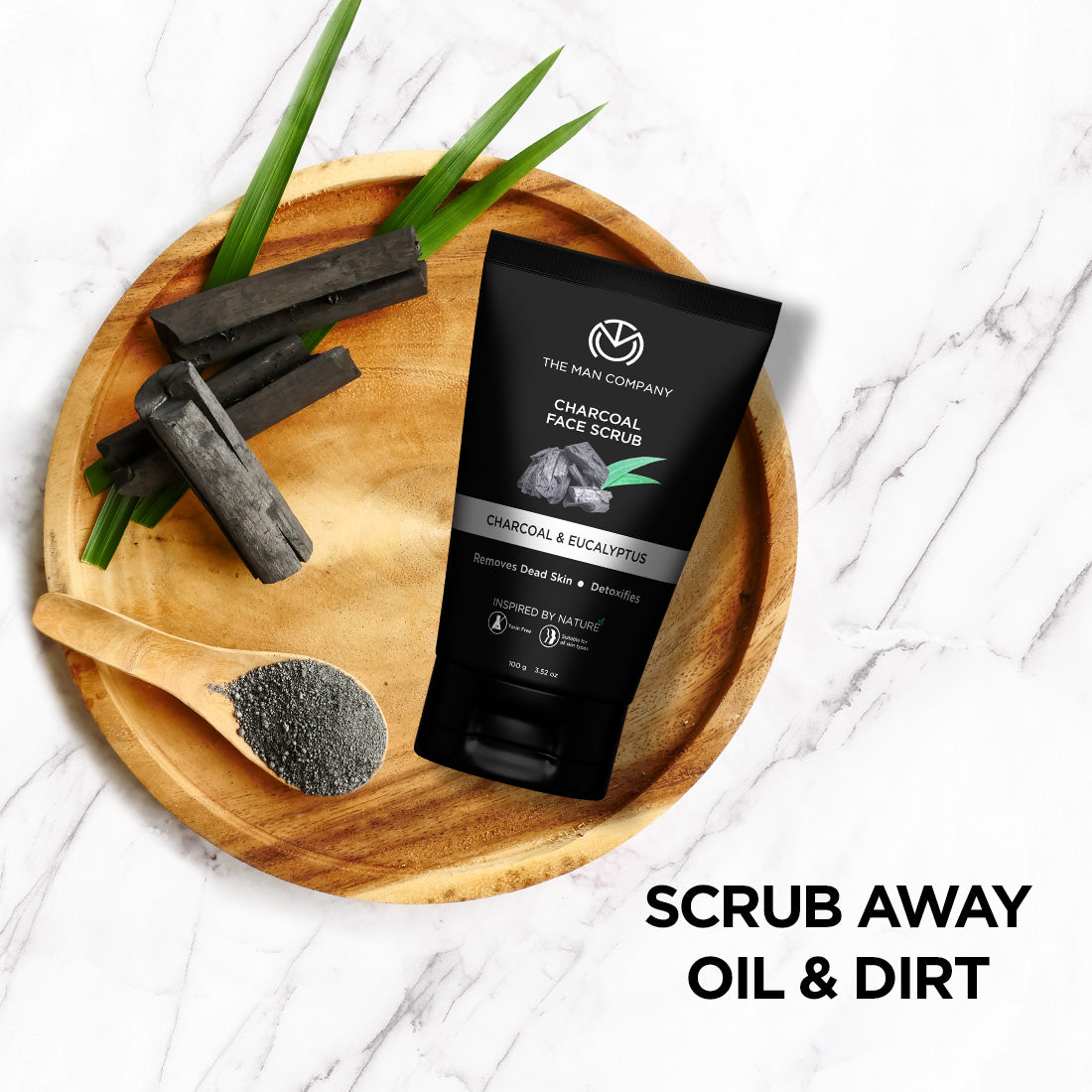 Charcoal Face Scrub | Charcoal & Eucalyptus (100g)