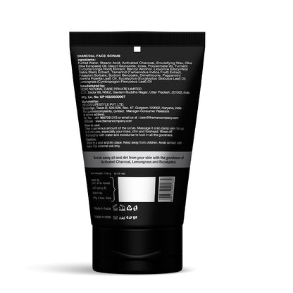 Charcoal Face Scrub | Charcoal & Eucalyptus (100g)