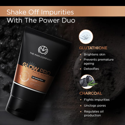 glutathione face scrub For Deep Cleansing & Exfoliation use twice a week Buy Glow Pro Face Scrub