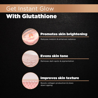 Glow Pro Face Wash | Glutathione and Charcoal (100ml)