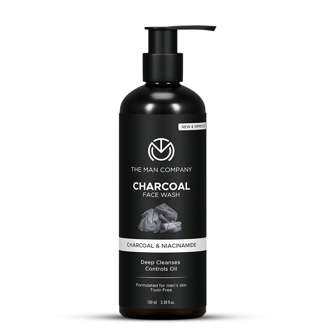 

Charcoal Face Wash for Men – Charcoal & Niacinamide | Deep Cleansing & Oil Control