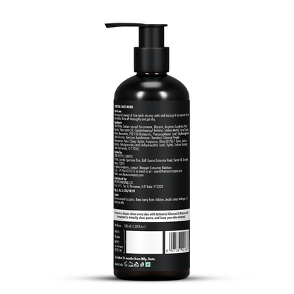 Charcoal Face Wash for Men – Charcoal & Niacinamide | Deep Cleansing & Oil Control