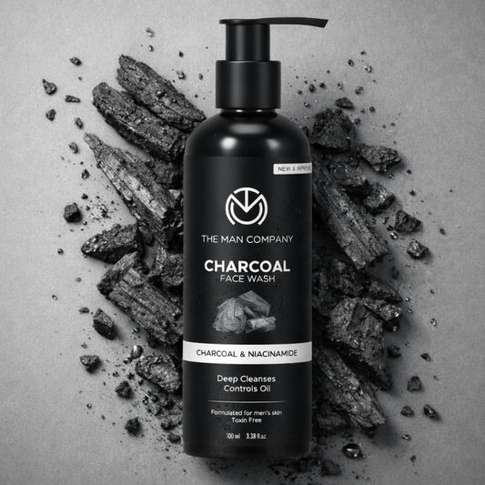 Charcoal Face Wash for Men – Charcoal & Niacinamide | Deep Cleansing & Oil Control