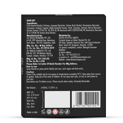 Eau De Toilette | Noir (100ml)