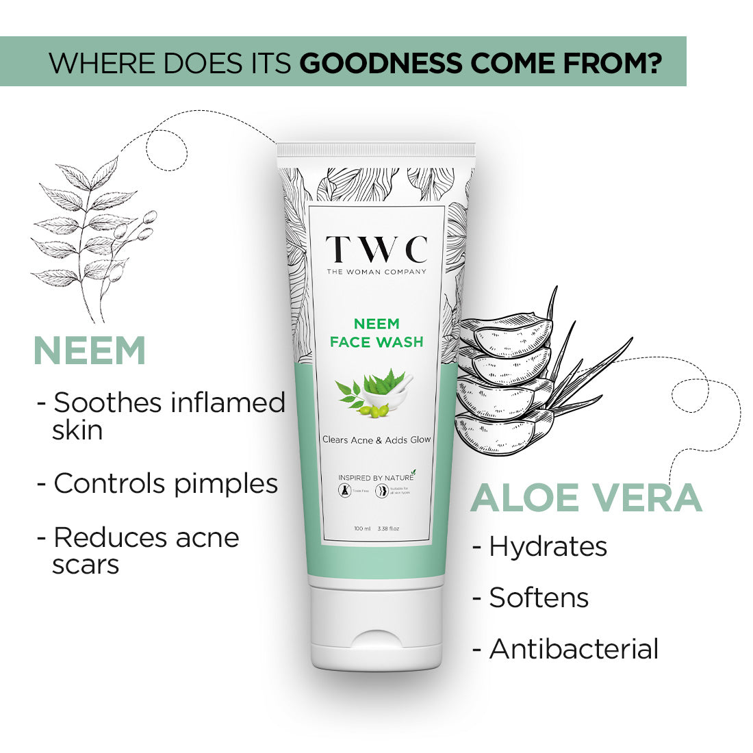 The Woman Company | Neem Face Wash (100ml)