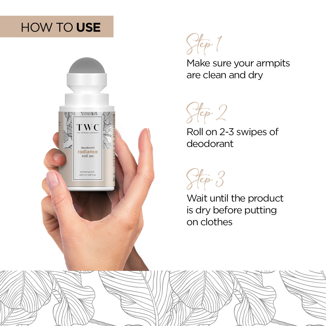 The Woman Company | Roll On Deo Radiance